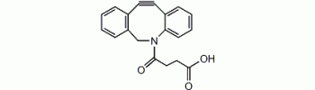 Copper free alkyne, DBCO COOH           Cat. No. DB-CA-01     MW 305.33    5 mg