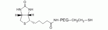 Thiol PEG Biotin, HS-PEG-Biotin           Cat. No. PG2-BNTH-10k     10000 Da    100 mg