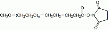 Succinimidyl valeric acid PEG, mPEG-SVA           Cat. No. PG1-SVA-40k     40000 Da    250 mg