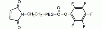 Maleimide PEG PFP, MAL-PEG-PFP            Cat. No. PG2-MLPF-20k     20000 Da    25 mg