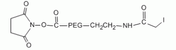 Iodoacetyl PEG NHS, IA-PEG-NHS           Cat. No. PG2-IANS-5k     5000 Da    100 mg