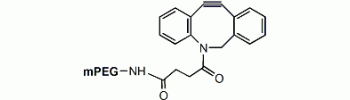 mPEG-DBCO, PEG Dibenzylcyclooctyne           Cat. No. PG1-DB-1k     1000 Da    25 mg