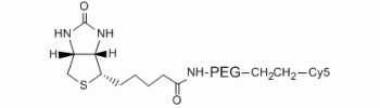 Cy5 PEG Biotin           Cat. No. PG2-BNS5-3k     3400 Da    5 mg