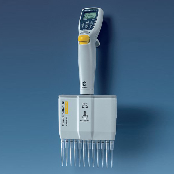Brand普兰德 Transferpette® -12 electronic十二通道电子移液器 1-20ul （705450）-Brand普兰德-705450