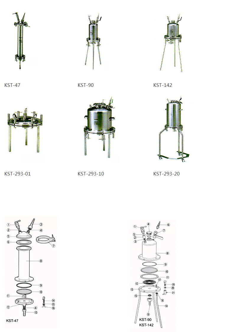 KS-47-东洋直径47mm不锈钢过滤器