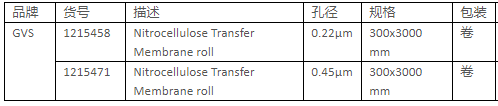 1215458-吉威斯GVS纯硝酸纤维素0.22um转印膜
