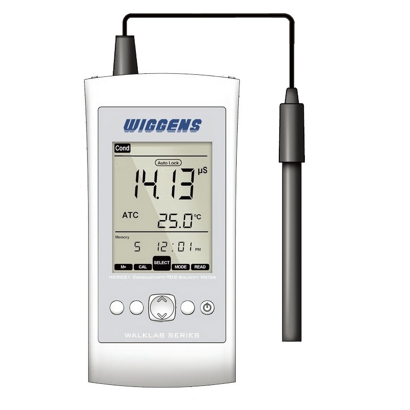 WIGGENS CON90 标准型便携式电导率计 - WIGGEN便携式电导率测量仪TDS 便携式测量仪